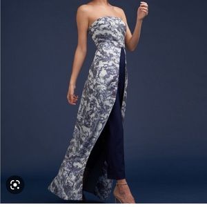 NWT Size 4 Kay Unger walk thru jumpsuit